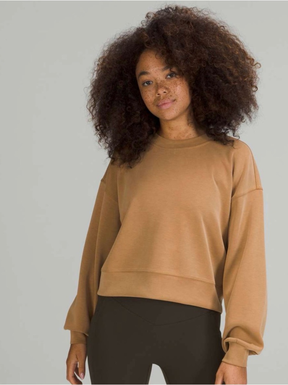 lululemon athletica Softstreme Perfectly Oversized Cropped Crew